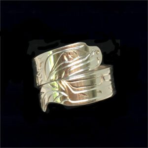 Sterling silver adjustable Eagle ring